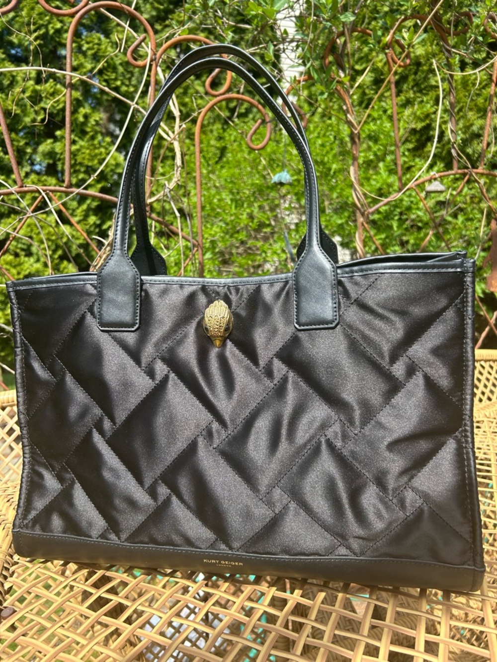 Kurt Geiger Quilted Tote & Wallet